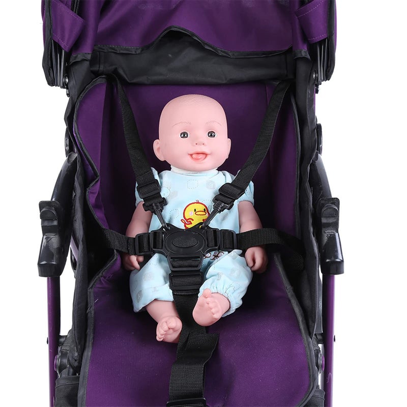 Universal 5-Point Baby Seat Harness Belt Nylon Adjustable Stroller High Chair - Image 3