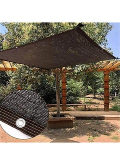 Generic Outdoor Sun Shade Cloth 3x3.3Ft 6.5x6.5Ft 10x20Ft 13x13Ft Black Sunblock Shade Net with Grommets UV Resistant, Garden Sun Shade Mesh Trap for Plant, Greenhouse, Patio, Lawn (Color : Black, Size : 0.  - Image 5