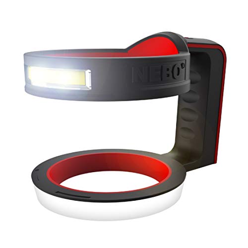 NEBO GLOW Tumbler Handle Light | 220 Lumens, 3 Light Modes, Fits 20 oz & 30 oz Coffee Tumblers, Water Resistant, Ergonomic Handle, LED Camping Lantern & Cup Cradle, Includes 3x AAA Batteries - Image 1