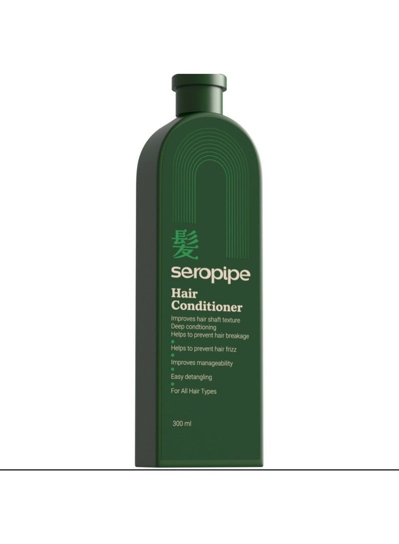 Seropipe Conditioner with Caffeine and Japanese Formula: Deep Hydration and Reduced Hair Loss. Suitable for all hair types. Daily Care. - Image 1