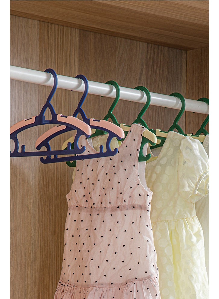 HOMESTAR 20Pcs Kids Hangers,Baby Nursery Closet Hangers,Ultra-Thin Non-Slip Laundry Infant Pant Hangers for Newborn Clothes,Adjustable Children Coat Hanger for Girl Boy Toddler Kids Child - Image 3