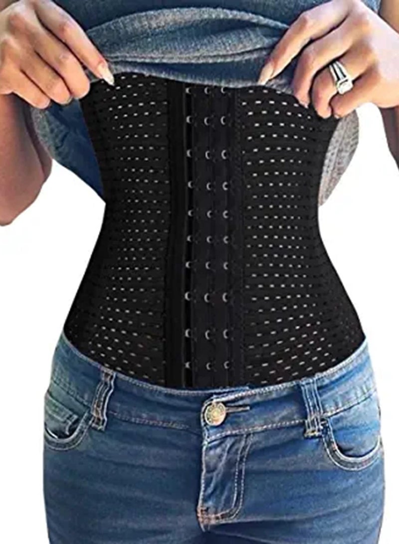 SYOSI Waist Trainer for Women Latex Corsets Waist Cincher Workout Girdle Hourglass Body Shaper XL - Image 3