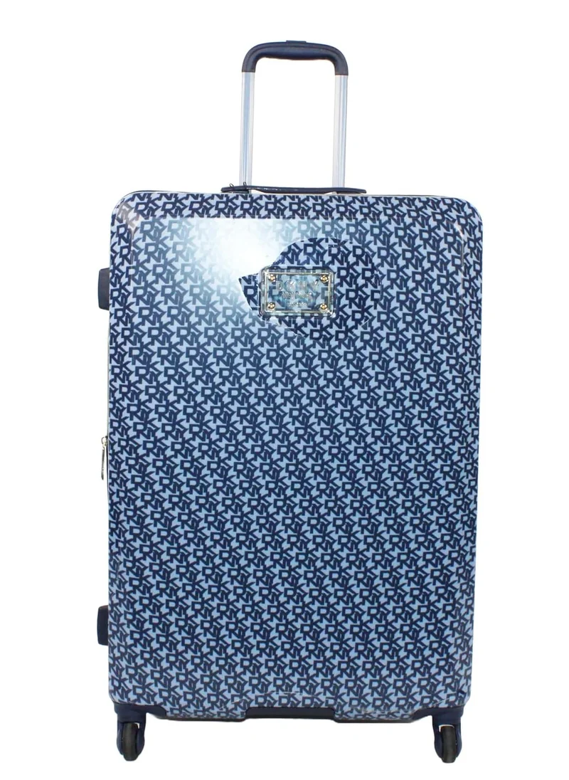 DKNY Signature HS Hardside Luggage on Wheels for Unisex | Ultra Lightweight ABS on with Spinner Wheels 4 Color ASHLEY BLUE/ INDIGO