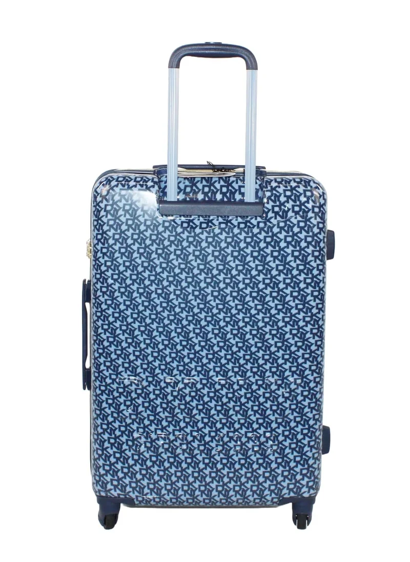 DKNY Signature HS Hardside Luggage on Wheels for Unisex | Ultra Lightweight ABS on with Spinner Wheels 4 Color ASHLEY BLUE/ INDIGO