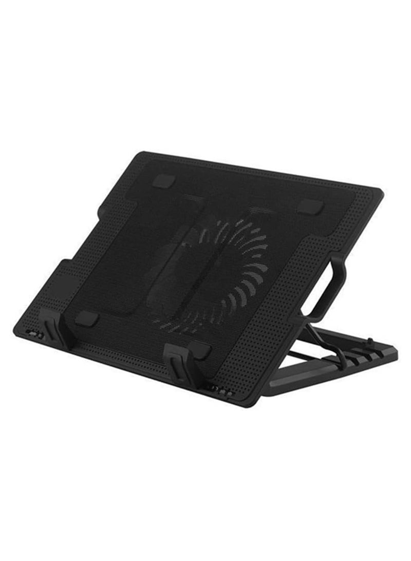 مروحة تبريد للكمبيوتر المحمول مع حامل قابل للتعديل – قاعدة تبريد قوية ومريحة - Image 1