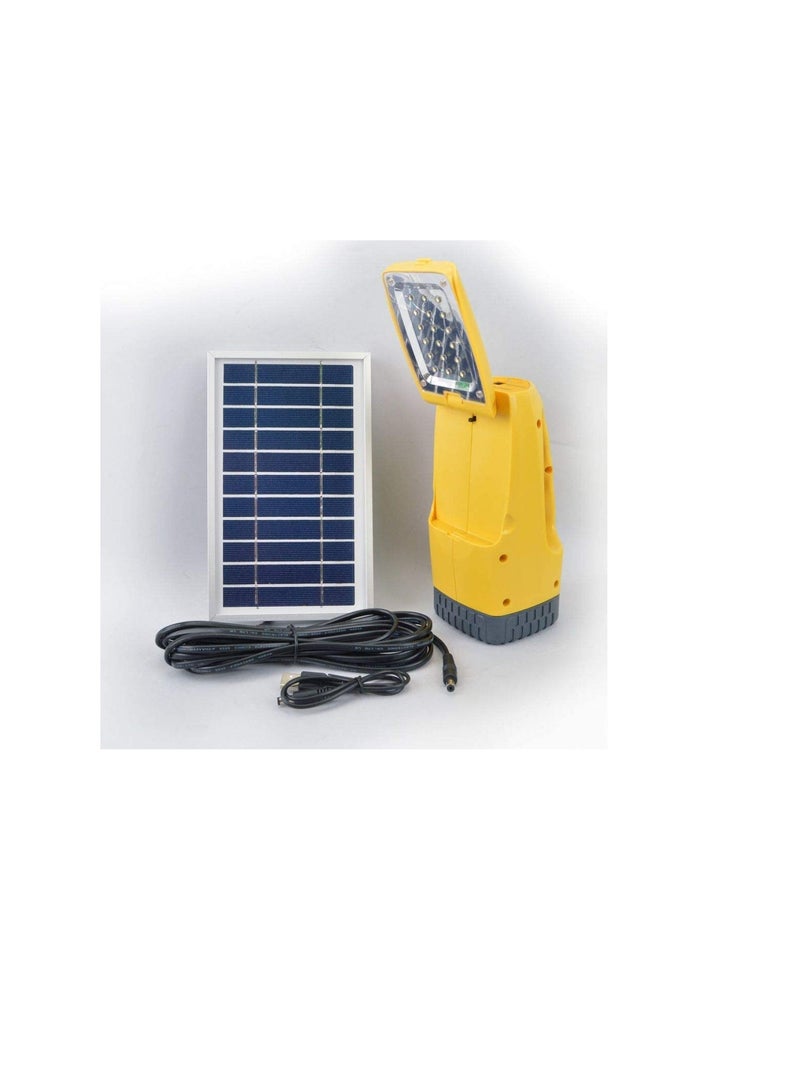 ترمينيتور مجموعة Terminator الشمسية القابلة لإعادة الشحن مع مصباح يدوي ، مصباح LED قابل للطي ولوحة شمسية - TST 746 - Image 1