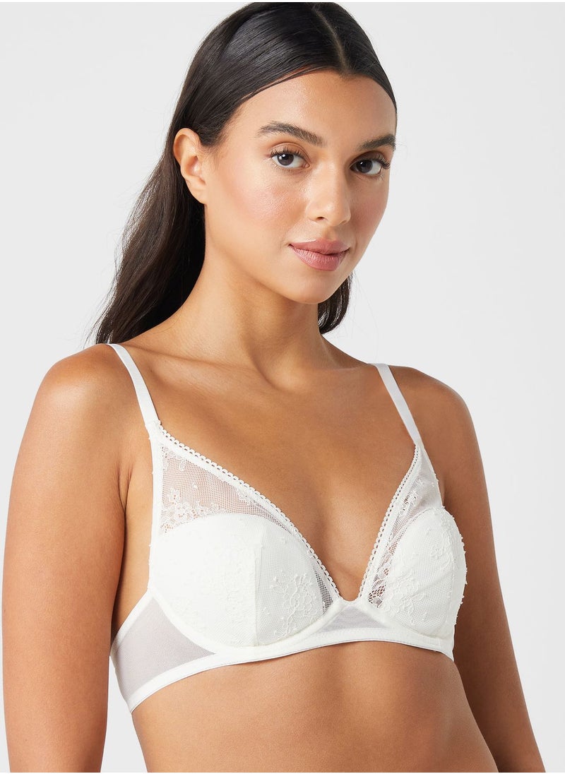 Dorina - Plunge Neck Padded Bra - Image 1