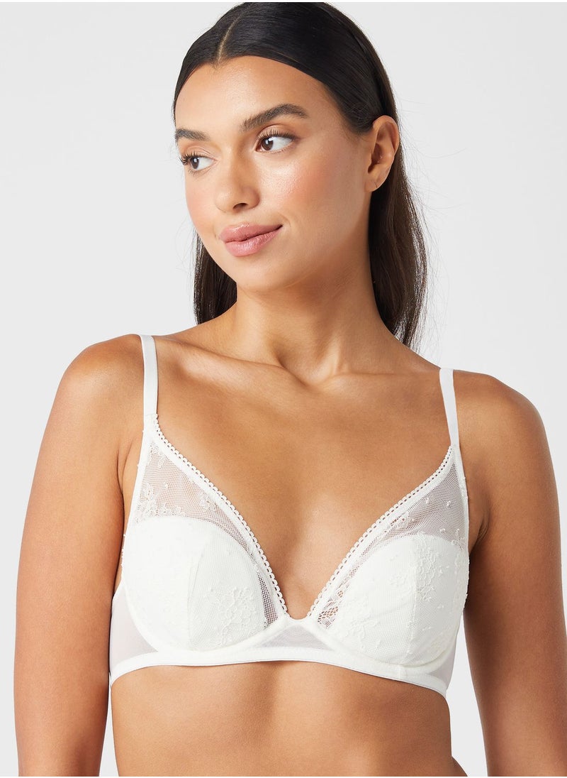 Dorina - Plunge Neck Padded Bra - Image 1