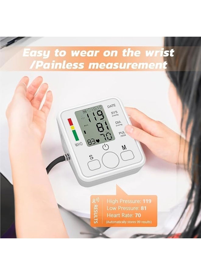 Automatic Upper Arm Blood Pressure Monitor | Digital BP Machine with Large LCD Display, Heart Rate Monitor, Irregular Heartbeat Detection, 2×99 Memory, Adjustable Cuff & Home Health Blood Pressure Monitor - Image 5