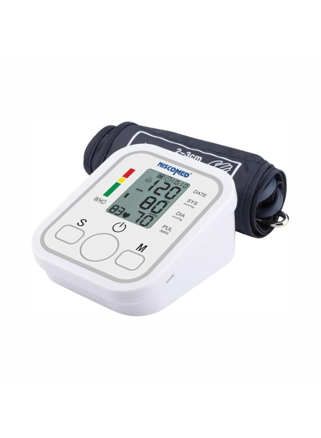 Automatic Upper Arm Blood Pressure Monitor | Digital BP Machine with Large LCD Display, Heart Rate Monitor, Irregular Heartbeat Detection, 2×99 Memory, Adjustable Cuff & Home Health Blood Pressure Monitor - Image 3