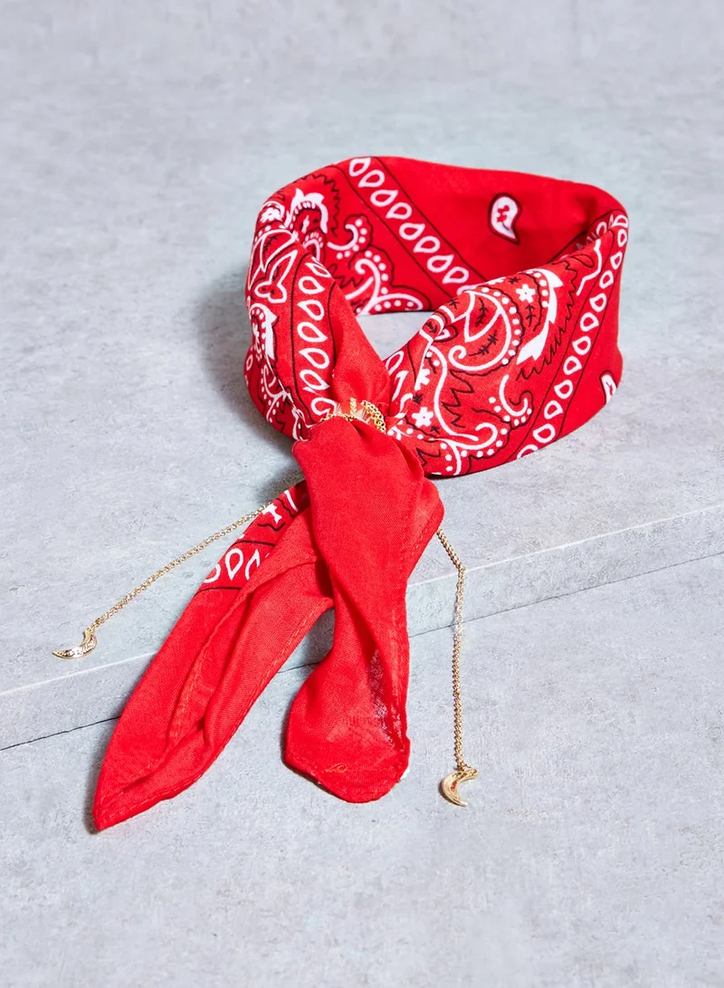 Missguided Printed Neckerchief