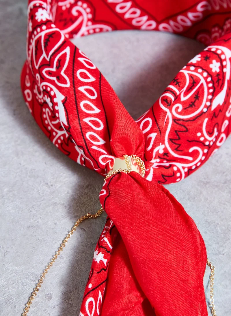 Missguided Printed Neckerchief