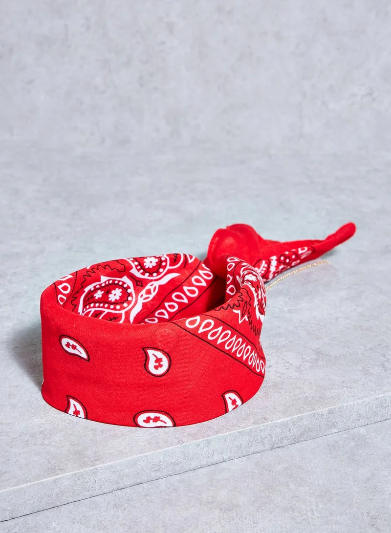 Missguided Printed Neckerchief