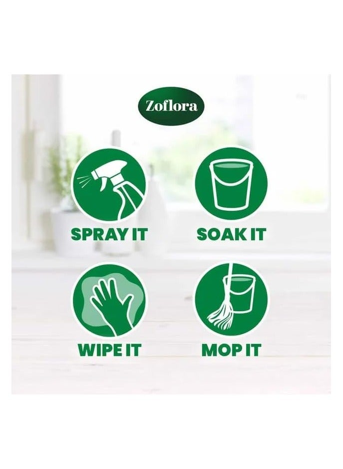 زوفلورا بخاخ مطهر متعدد الأغراض برائحة الليمون 800مل - Image 3