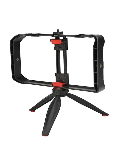 Mobile Phone Tripod with Durable ABS Design MT-33 , Lightweight and Foldable Tripod with Adjustable Legs and 360° Rotation , Compatible with Most Smartphones, Ideal for Vlogging, Professional Photography, Live Streaming and Videos - Easy Setup and Quick Use on the Go