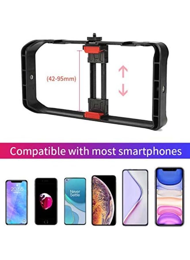 Mobile Phone Tripod with Durable ABS Design MT-33 , Lightweight and Foldable Tripod with Adjustable Legs and 360° Rotation , Compatible with Most Smartphones, Ideal for Vlogging, Professional Photography, Live Streaming and Videos - Easy Setup and Quick Use on the Go