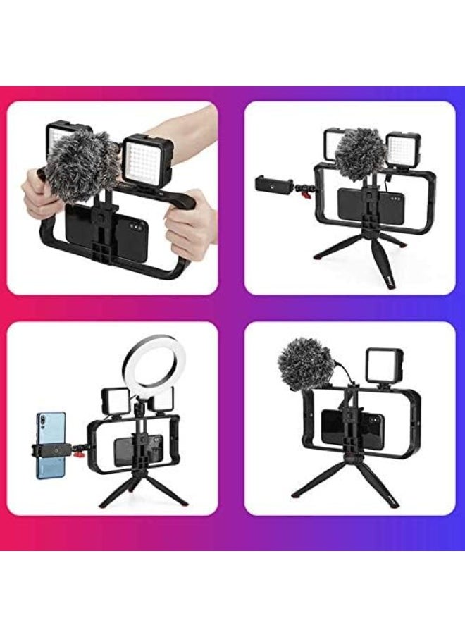 Mobile Phone Tripod with Durable ABS Design MT-33 , Lightweight and Foldable Tripod with Adjustable Legs and 360° Rotation , Compatible with Most Smartphones, Ideal for Vlogging, Professional Photography, Live Streaming and Videos - Easy Setup and Quick Use on the Go