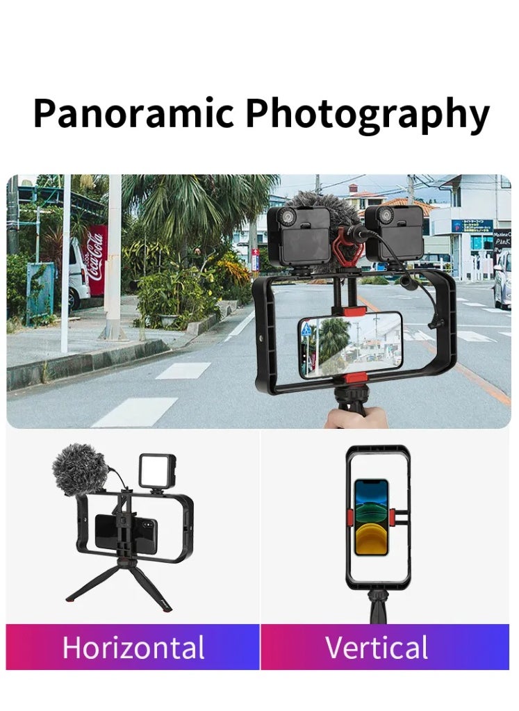Mobile Phone Tripod with Durable ABS Design MT-33 , Lightweight and Foldable Tripod with Adjustable Legs and 360° Rotation , Compatible with Most Smartphones, Ideal for Vlogging, Professional Photography, Live Streaming and Videos - Easy Setup and Quick Use on the Go