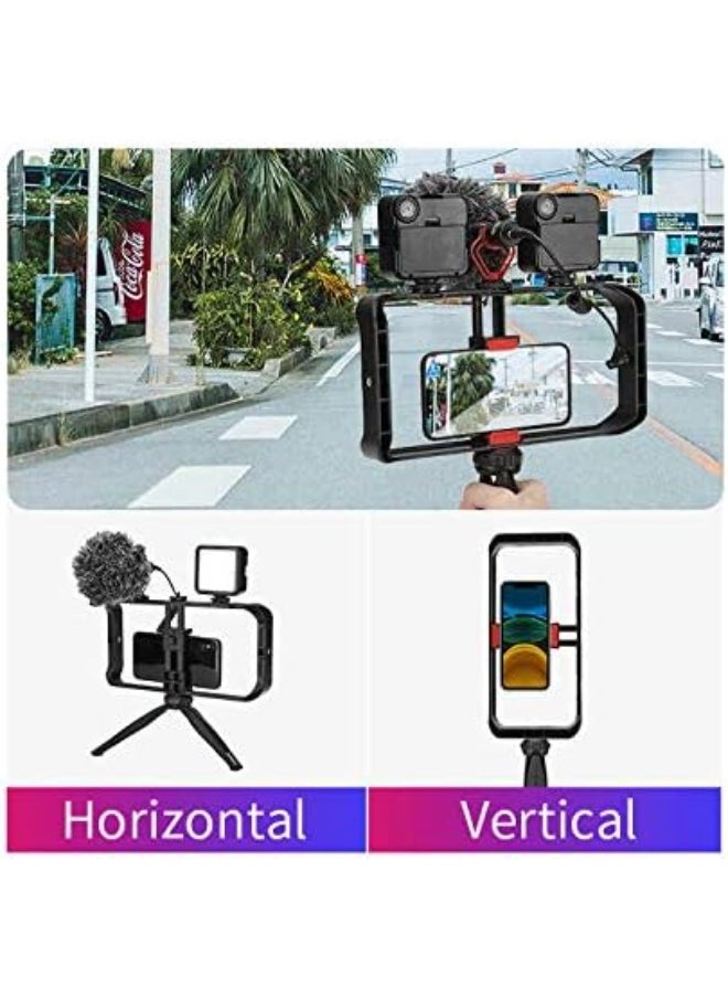 Mobile Phone Tripod with Durable ABS Design MT-33 , Lightweight and Foldable Tripod with Adjustable Legs and 360° Rotation , Compatible with Most Smartphones, Ideal for Vlogging, Professional Photography, Live Streaming and Videos - Easy Setup and Quick Use on the Go