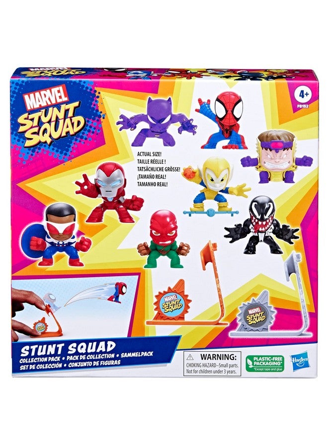 Marvel Stunt Squad Collection Pack, Action Figure Set, Super Hero Toys, Action Figures, Mini Action Figures, Playset, Toys for Kids Ages 4 and Up - Image 2