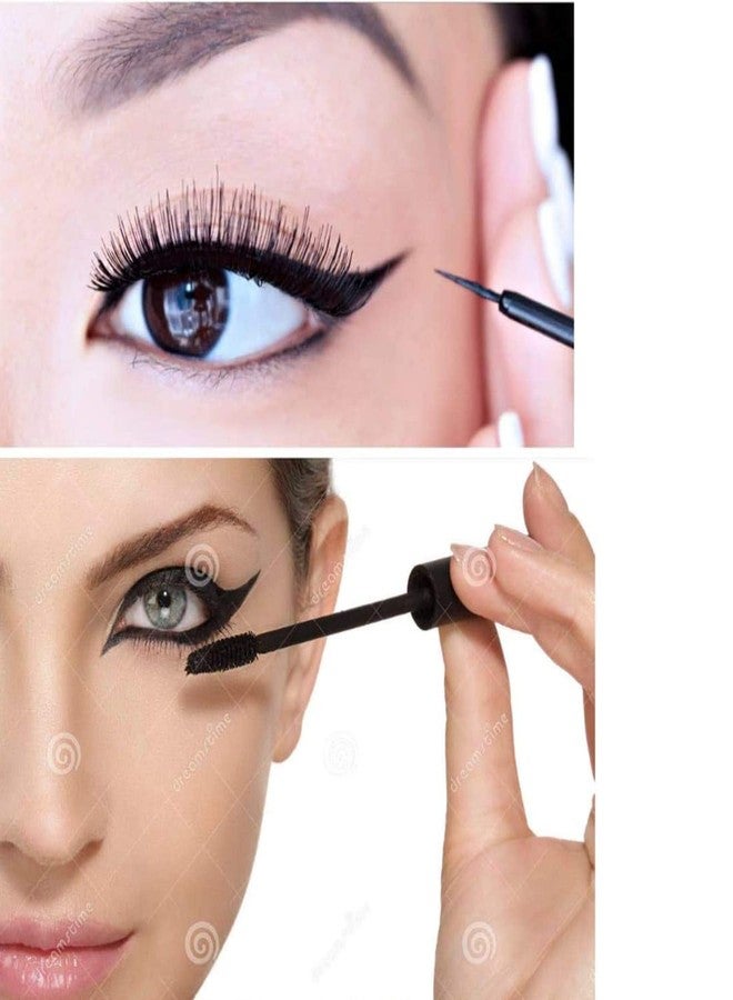 Lenon Beauty Professionals Gel Natural Eyeliner, Eyebrow Pencil, Pencil Kajal & Mascara Black Pack of 4 - Image 5