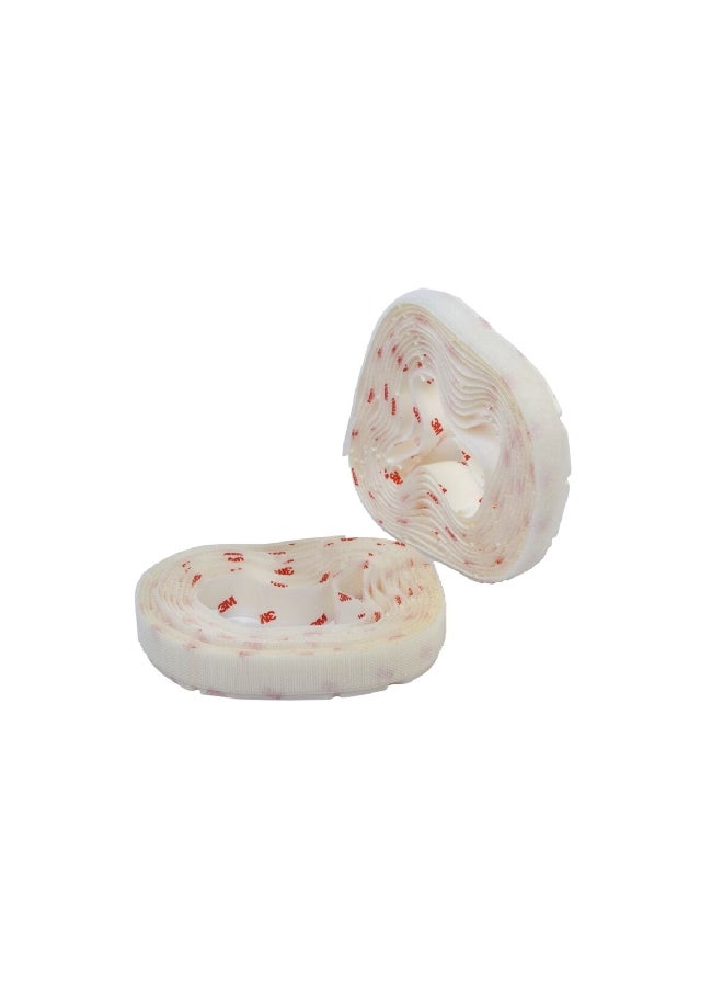 Scotch  Versatile Indoor Velcro Strap Fasteners White 1.90 x 450 cm RF4760  - Image 3