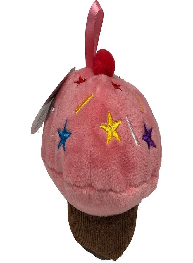 Baby Paper Baby Toys Strawberry Cupcake Toy | Sensory Toys for Baby Girl & Baby Boy | Toddler Toys Promote Sensory Play | Stuffed Toys Safe for Kids & Infants | Washable, Portable, & Lovable - Image 1