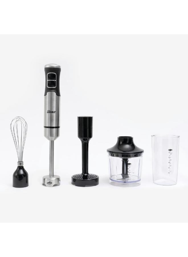 لوفت خلاط يدوي كهربائي من Ugine، 900 واط، فضي - USABH - Image 1