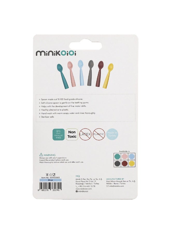 Minikoioi Silicone Scooper   Deep Blue - Image 1
