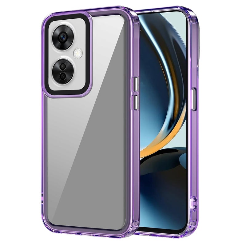 ZAPCASE Back Case Cover for OnePlus Nord CE 3 Lite 5G | Compatible for OnePlus Nord CE 3 Lite 5G Back Cover | Case Cover with Camera Protection | (TPU + PC | Translucent Purple) - Image 1