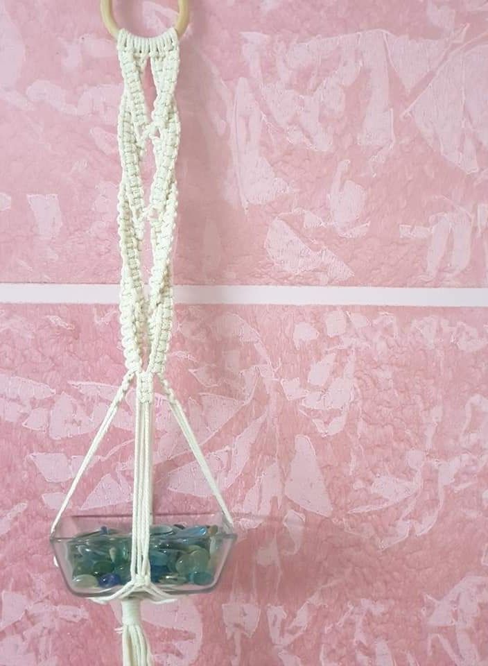 macrame sanu handmade plant hanger - Image 2