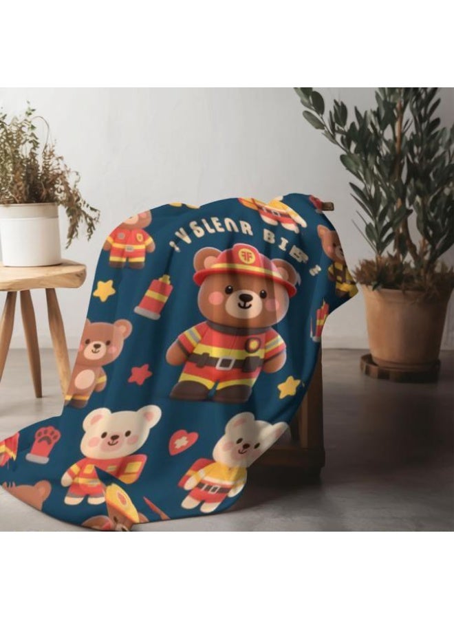 عام بطانية رقيقة من الفانيلا الكرتونية للأطفال والرضع (دافئة ومريحة، ومناسبة للنوم والألعاب) 70 سم * 100 سم - Image 5