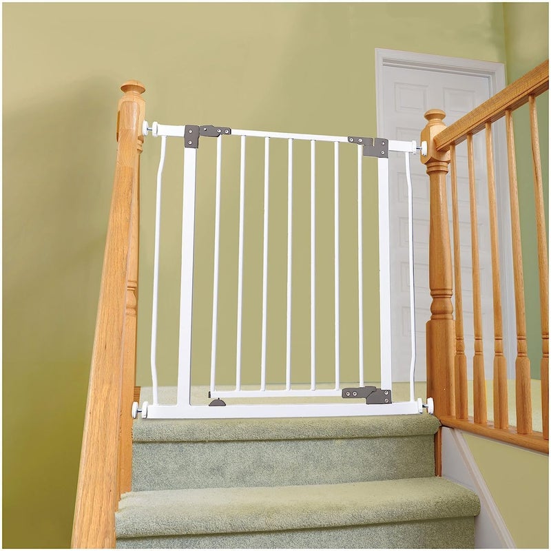 Dreambaby Liberty Baby Safety Gate - with Smart Stay Open Feature - Fits Openings 29.5-33 inches Wide - White - Model L854 - Image 5