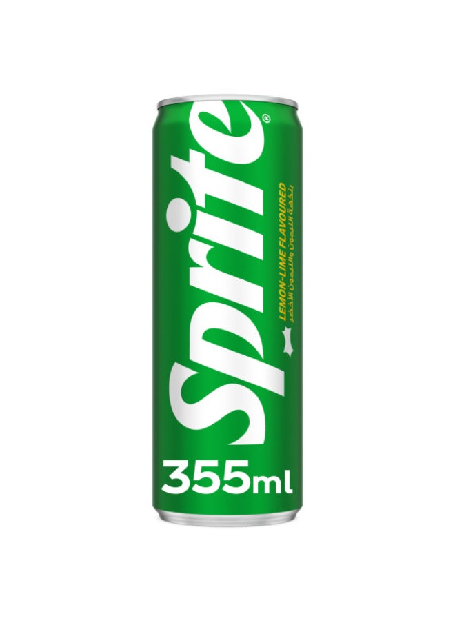 Sprite Regular Lemon Lime Flavored Carbonated Soft Drink Can - Image 2
