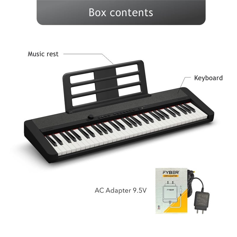 Casio Casiotone CT-S1 Portable Keyboard - Black - Image 2