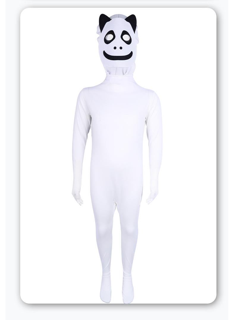 عام 1 مجموعة حزب لعب دور لعبة للأطفال المشجعين ارتداء أقنعة الكبار نسخة من الحيوانات القط الأبيض الملابس - Image 3