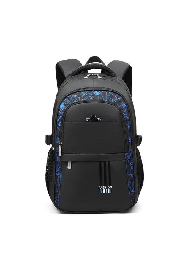 Viney School Backpack For Elementary, Middle, And High School Students, Boys, With Laptop Compartment, 15.6-inch Large Capacity Travel Backpack, For Children In Grades 3-6, Ergonomic Design To Reduce - Image 1