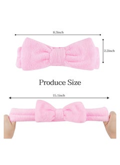 ORiTi 6 Pcs Spa Headband, Fluffy headband, Hair Band for Washing Face, Bow Hair Band, Makeup Headband, Towel Headband, Soft Skincare Headbands  - Image 3