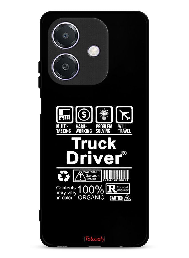 Tolwak Oppo A3 5G Protective Case Cover Truck Driver Sticker - Image 1