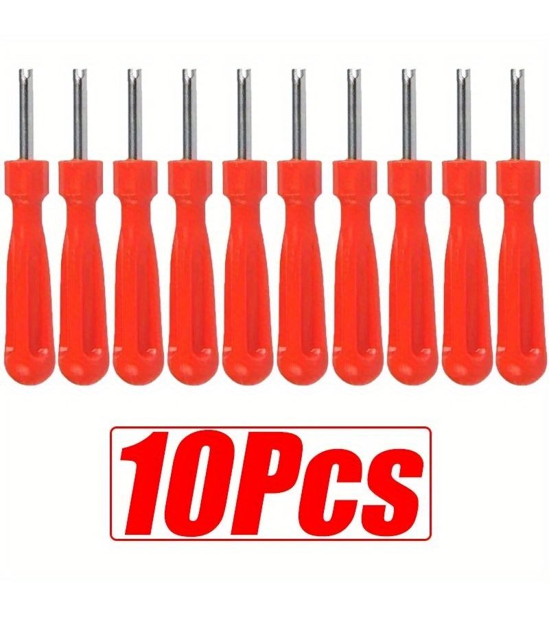 10 قطع أدوات قلب الصمام أحادي الرأس الأحمر (عبوة من 10 قطع) - Image 1