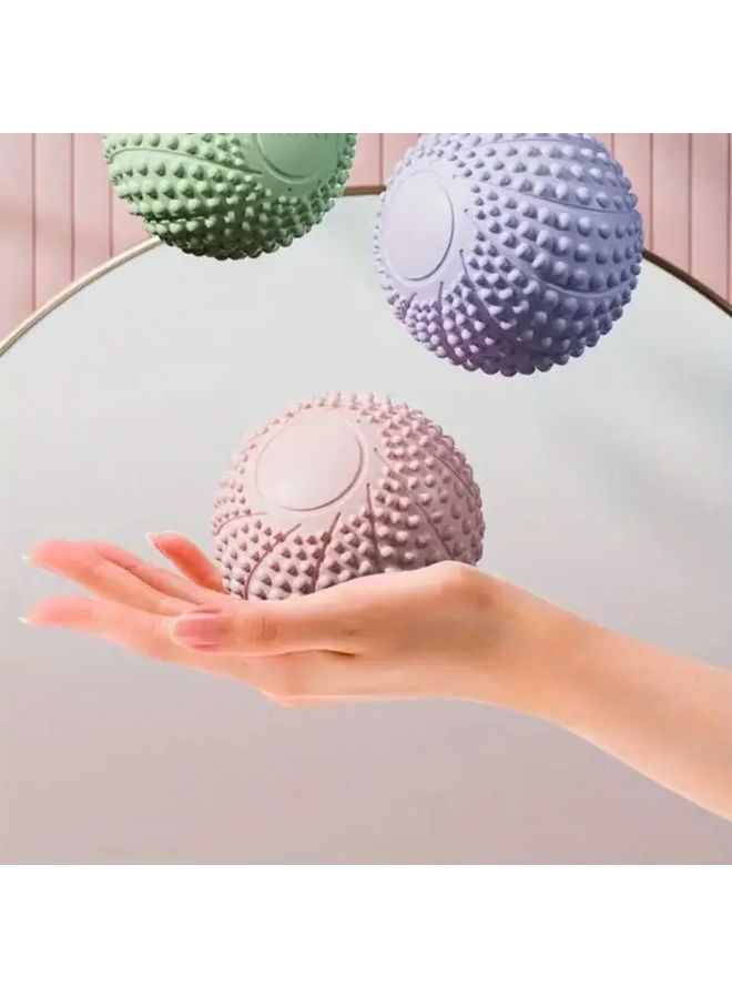 Gray Multi Functional Massage Ball For Foot Muscle Relaxation Yoga Fascia Roller Tool - Image 1