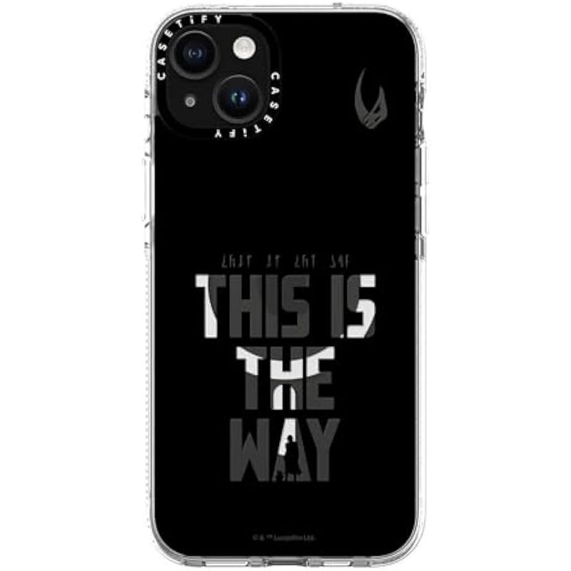 Casetify Clear iPhone 15 Plus Case 【Mandalorian Co-Lab/Not Yellowing / 6.6ft Drop Protection/Compatible with Magsafe】 - This is The Way - Black - Clear - Image 5