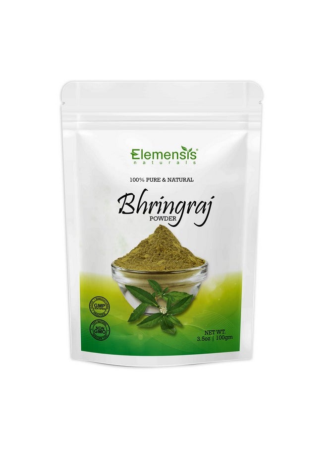 Elemensis Naturals - Pure & Natural Bhringraj (Eclipta Alba) Powder For Skin, Hair & Internal Care, 100Gm - Image 1