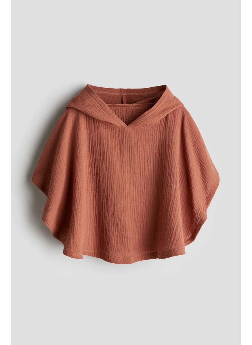 H&M Cotton Muslin Poncho Towel