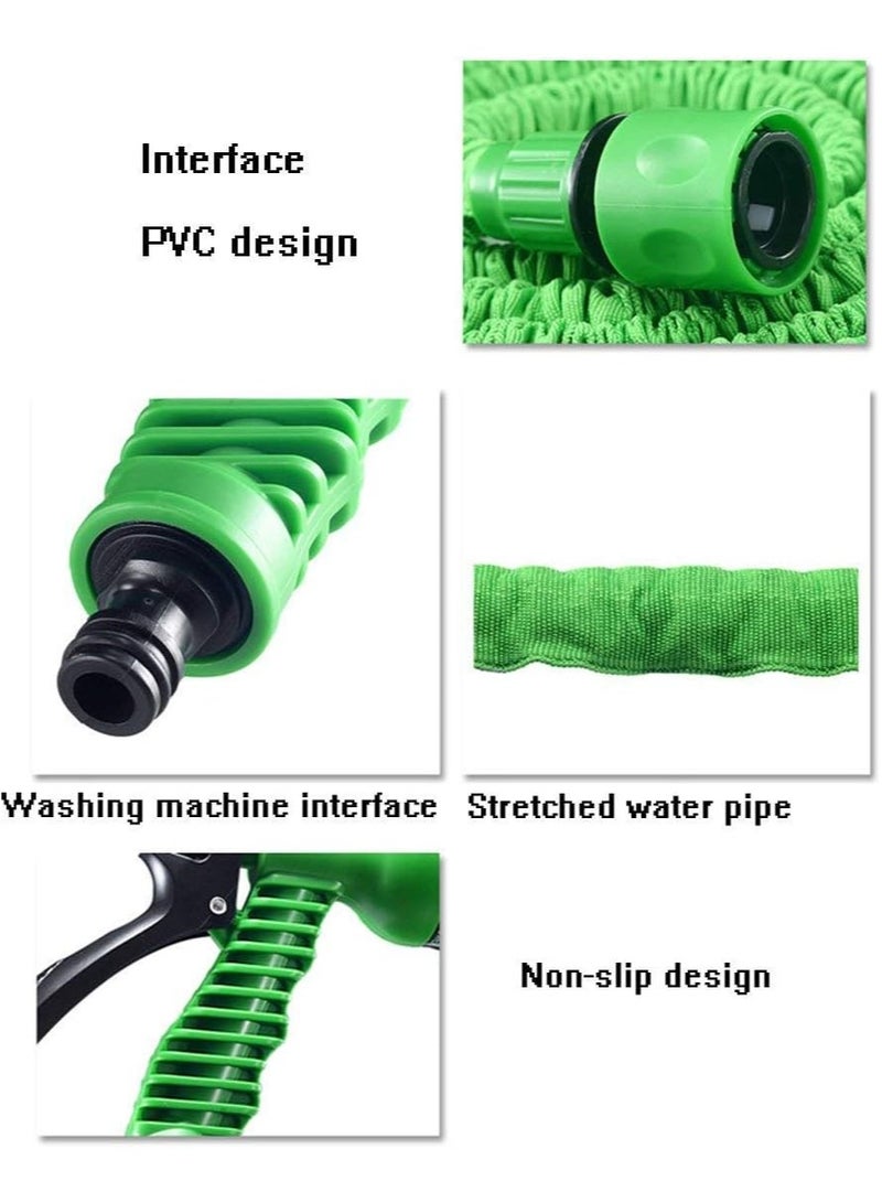 ارواق فوهة خرطوم الحديقة - بخاخ الماء / بخاخ اليد - 7 فوهات مسدس رش للري بالضغط العالي (100 قدم) - Image 3