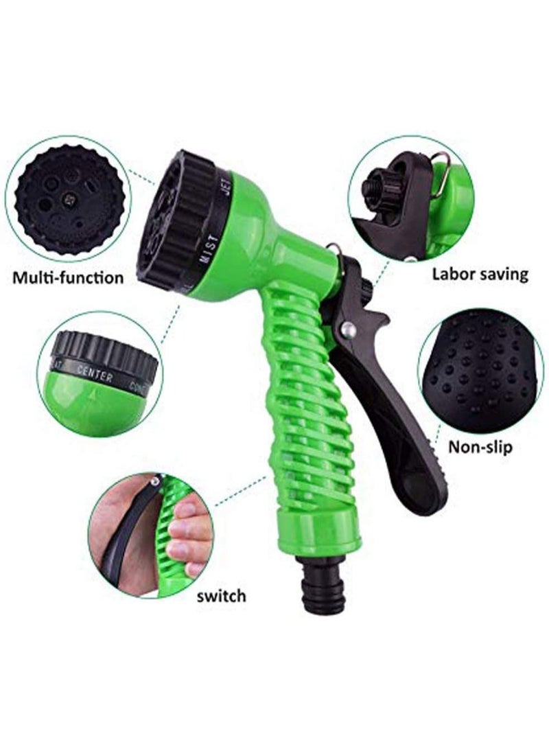 ارواق فوهة خرطوم الحديقة - بخاخ الماء / بخاخ اليد - 7 فوهات مسدس رش للري بالضغط العالي (100 قدم) - Image 4