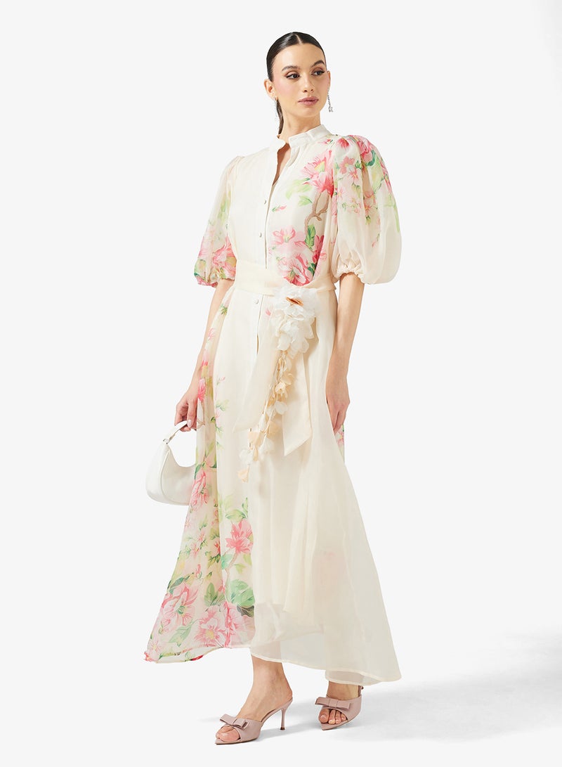 Khizana Floral Print Dress - Image 1