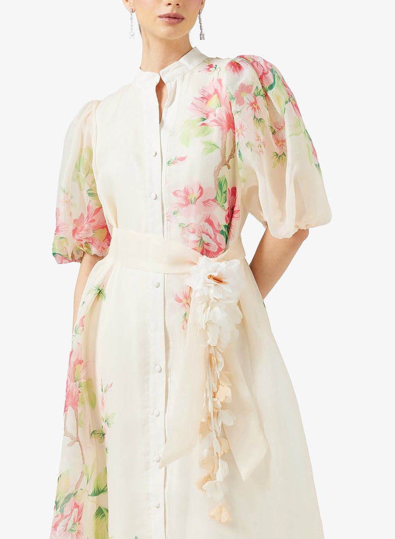 Khizana Floral Print Dress - Image 3