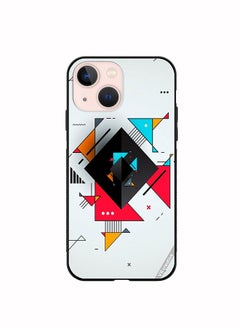 Protective Case Cover For Apple iPhone 13 Geometric Abstract Design Multicolour