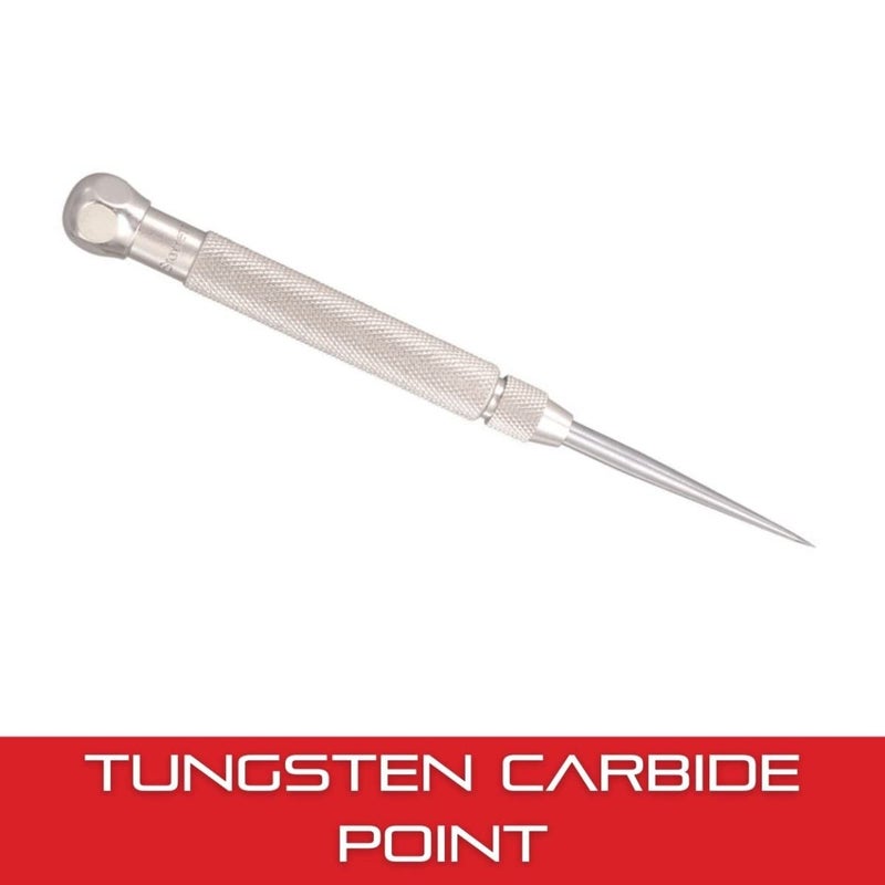 Starrett Carbide Pocket Scriber with Hexagon Shape Head  278 72mm Point Length 38 95mm Handle Diameter Knurled and NickelPlated Handle  70BX - Image 4